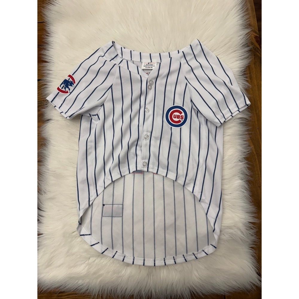 Cubs dog jersey medium fit EUC